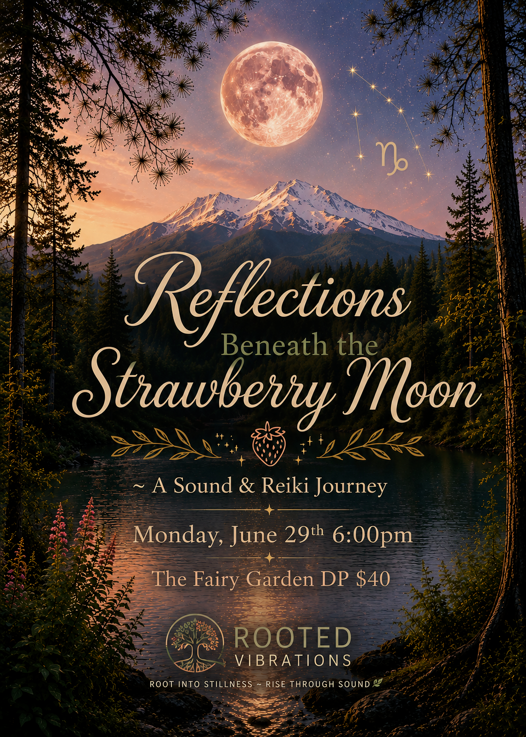 Reflections Beneath The Strawberry Moon | Monday, 6:00 PM
