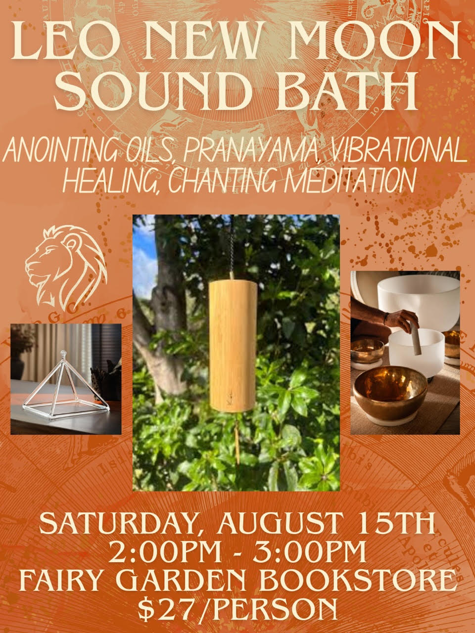 Leo New Moon Sound Bath | Saturday, 2:00 PM