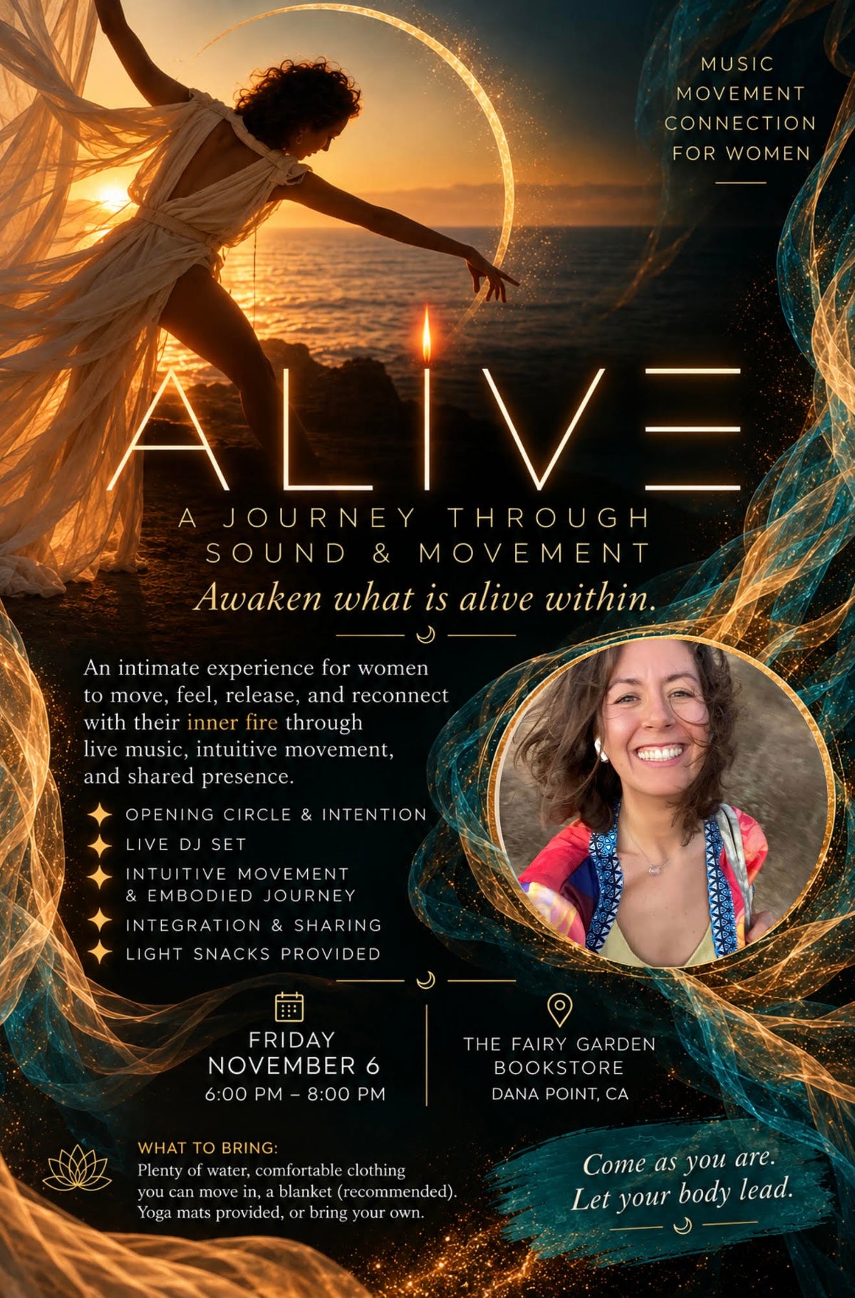 A L I V Ξ | A Journey Through Sound & Movement | Friday, 6:00 PM