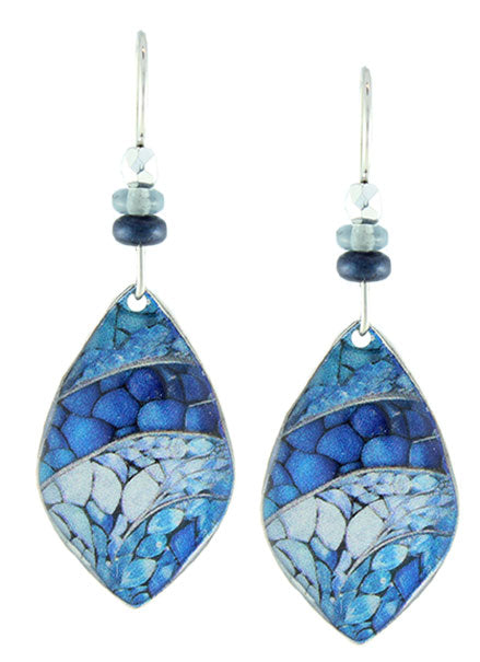 Earth Dreams Earrings Blue Mosaic