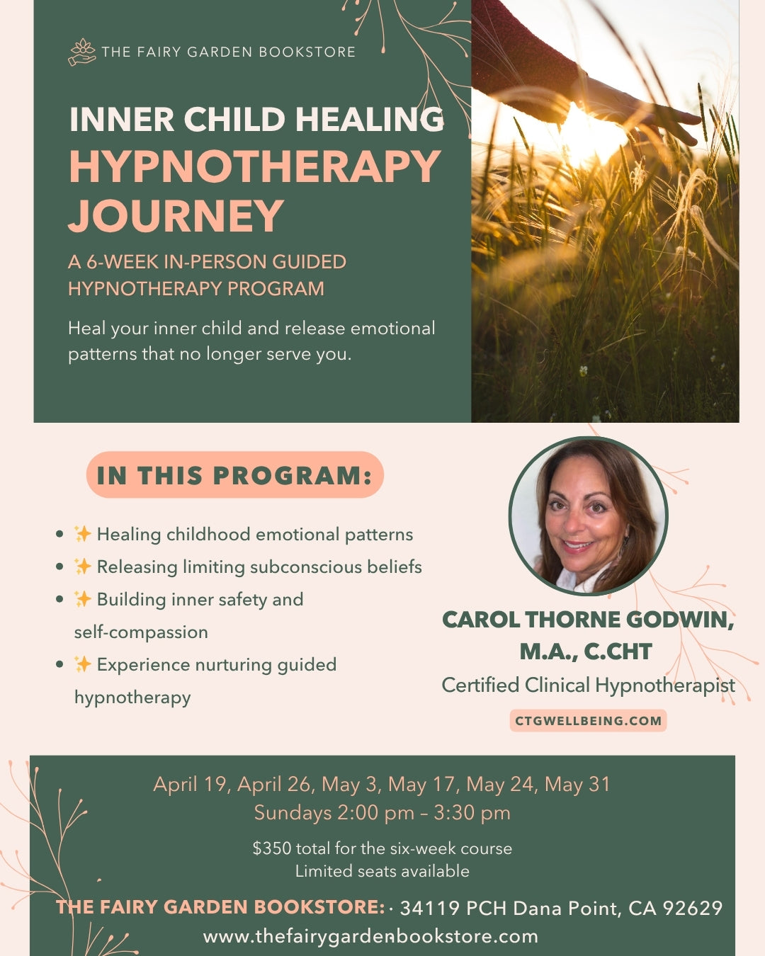 ✨ Inner Child Healing Journey – 6-Week Guided Hypnotherapy Program