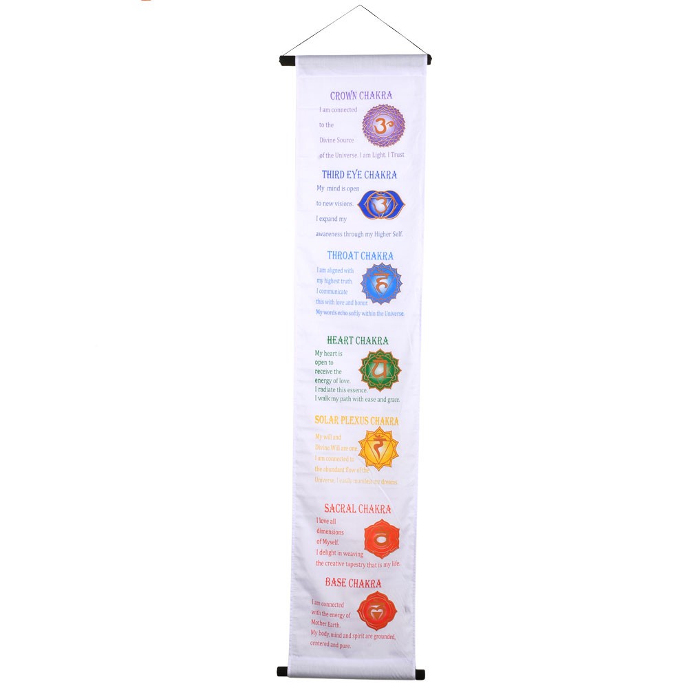 7 Chakra White Banner