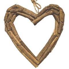 Wooden Heart Large