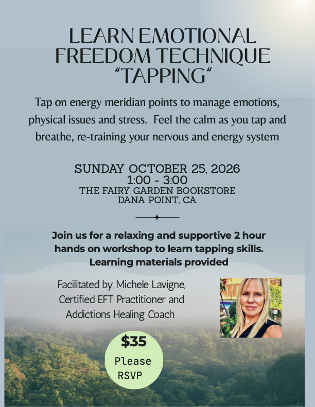 Learn Emotional Freedom Technique "Tapping" | Saturday, 1:00 PM
