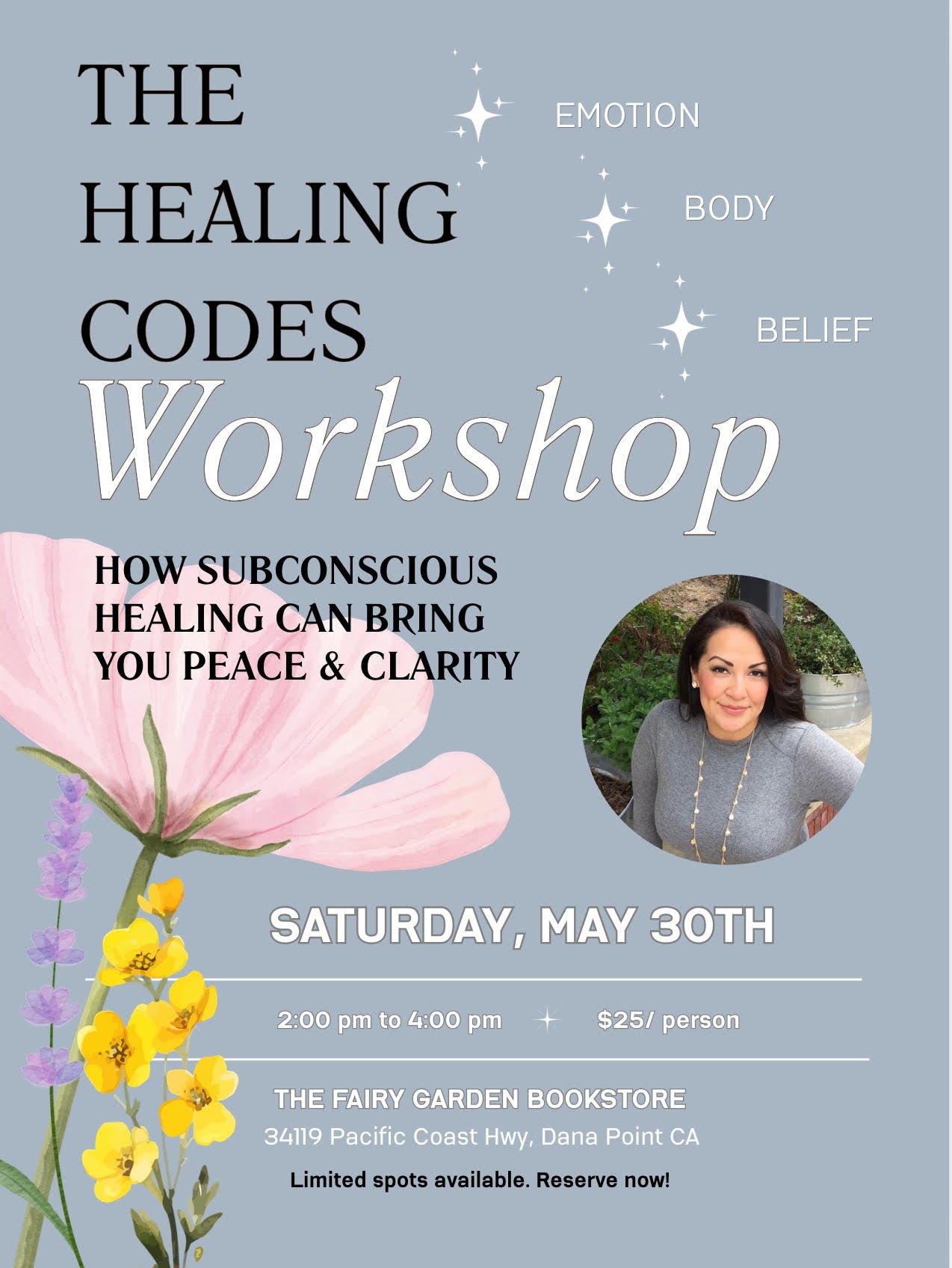 The Healing Codes Workshop | Saturday, 2:00 PM