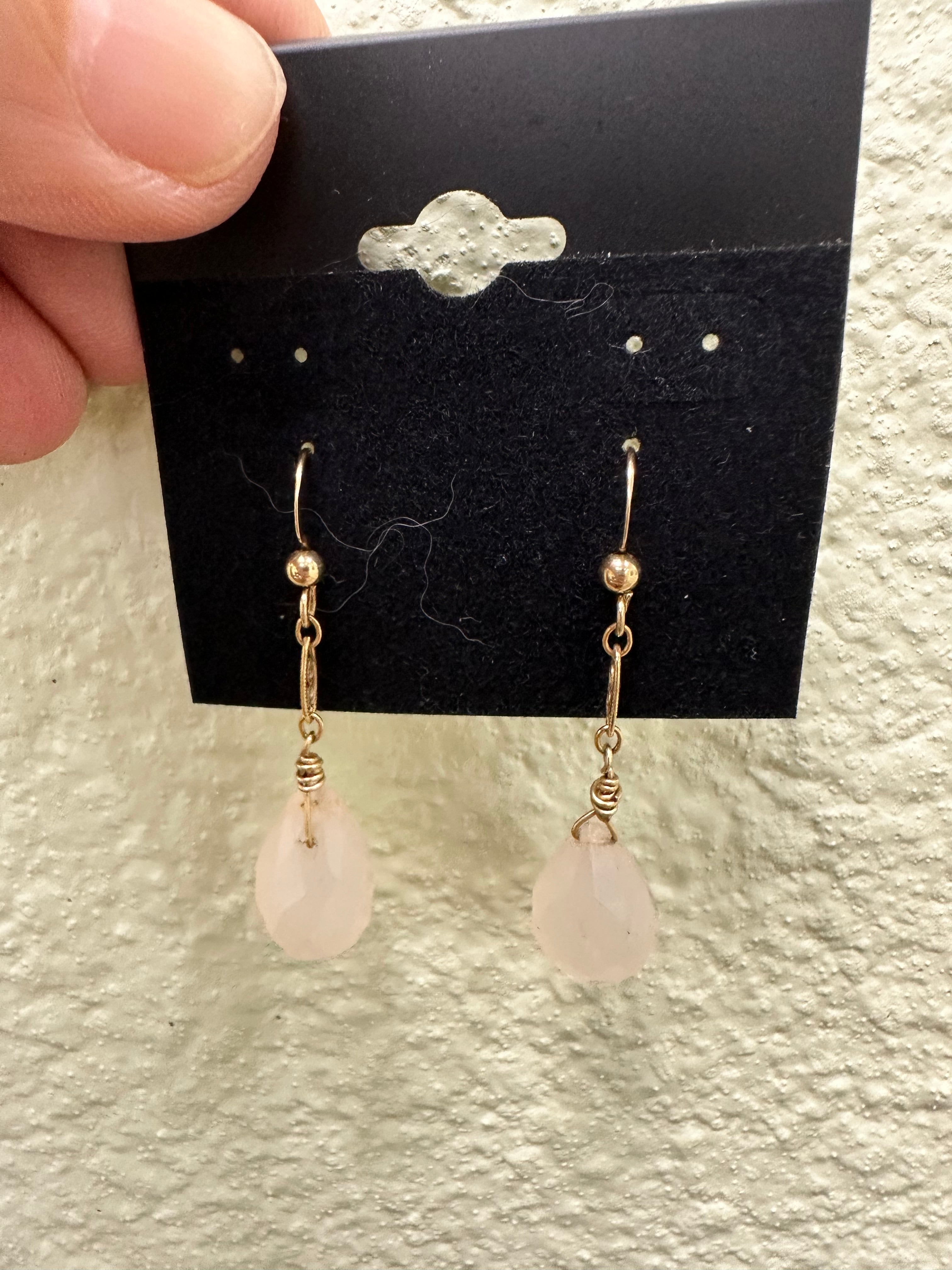Chalcedony (agate) Earrings