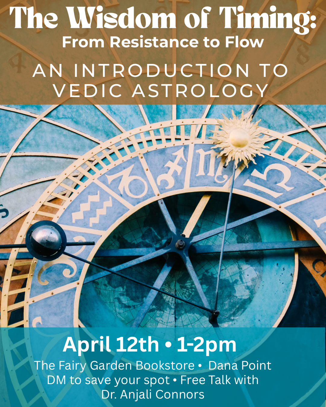 ✨ Wisdom of Timing Workshop | Sunday, 1:00 PM–2:00 PM