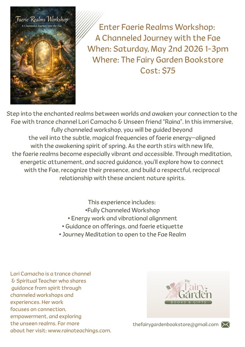 🧚 Faerie Realms Workshop | Saturday, 1:00 PM