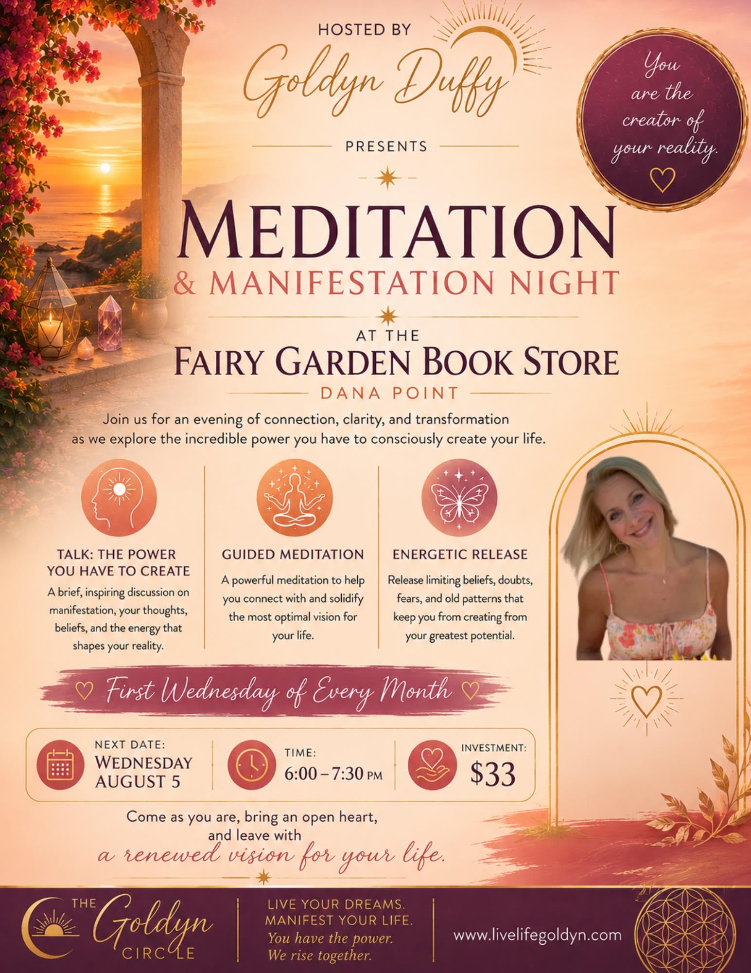 Meditation & Manifestation Night | First Wednesday Every Month, 6:00 PM