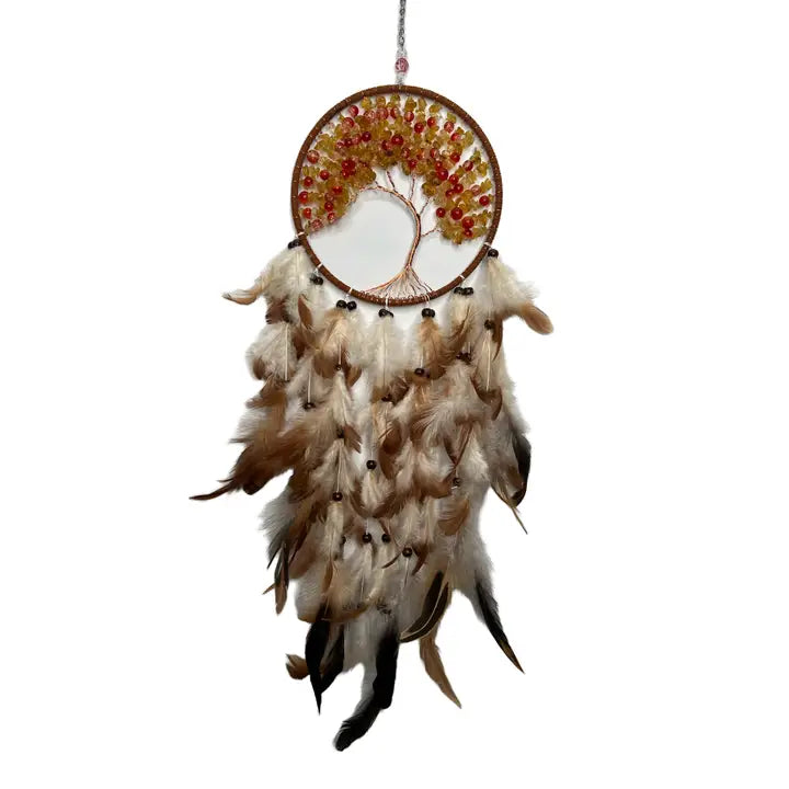 Orange and Brown Dreamcatcher