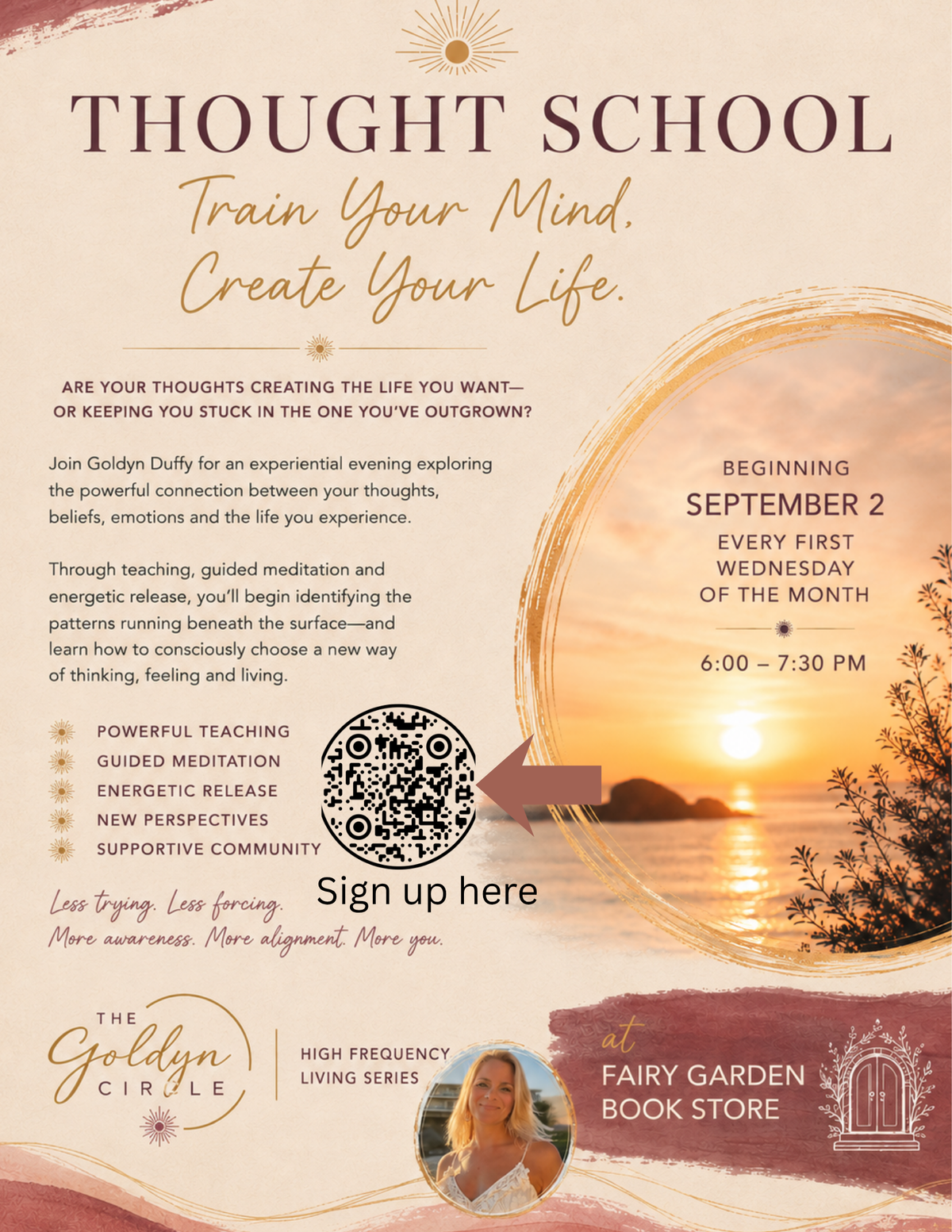 Thought School:  Meditation & Manifestation Night | First Wednesday Every Month, 6:00 PM