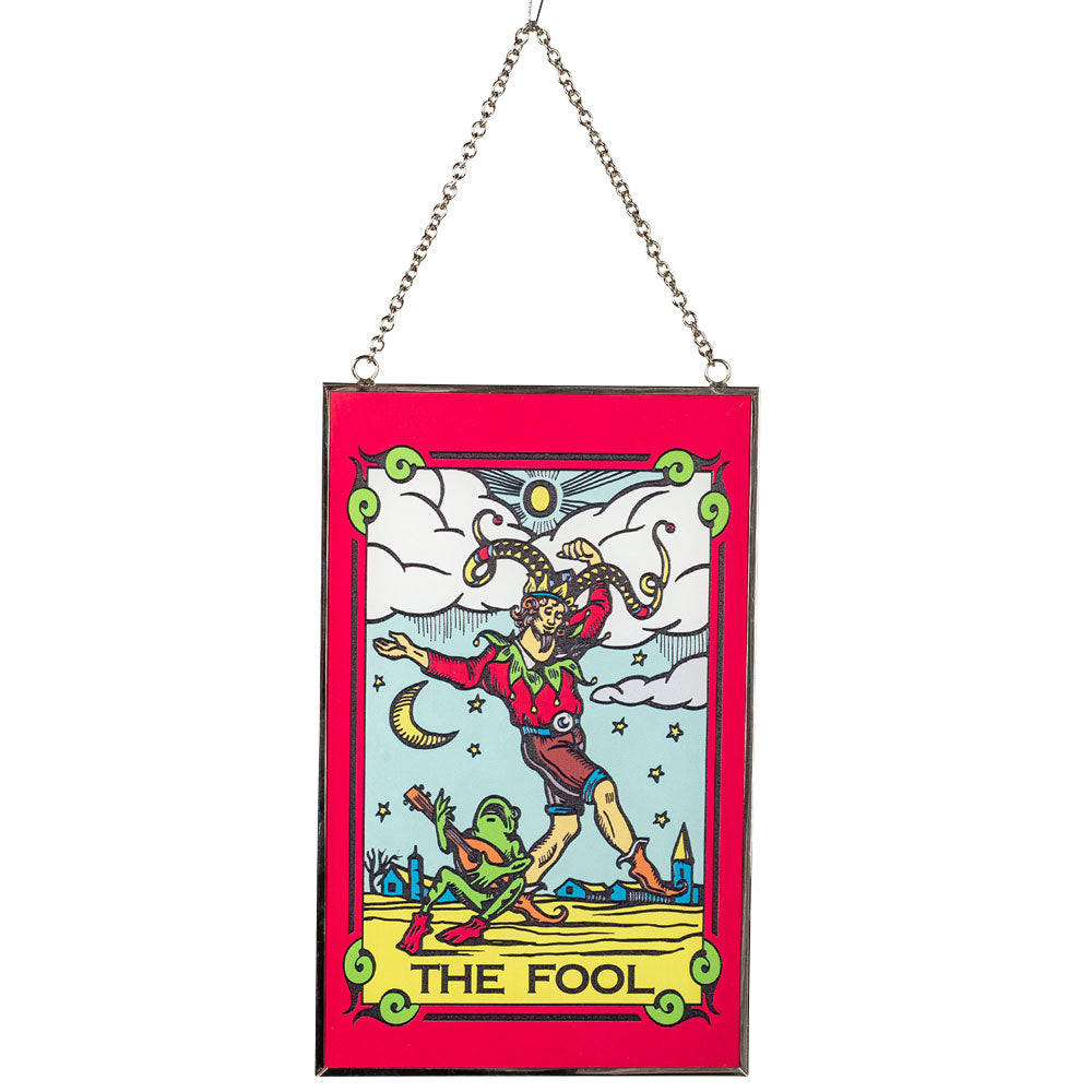 Stained Glass The Fool Suncatcher