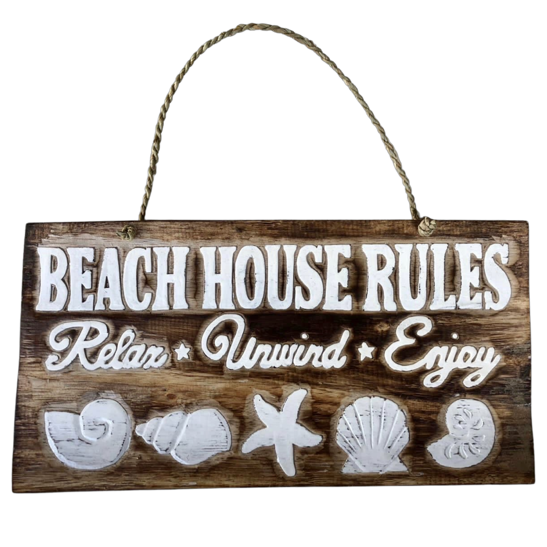 Beach Rules Sign