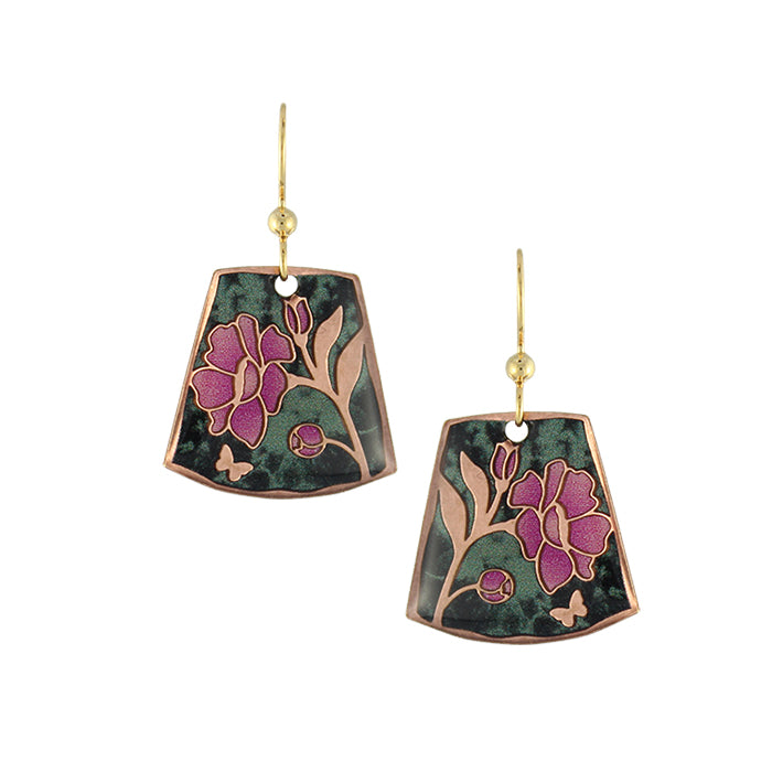 Earth Dreams Earrings Copper Peony