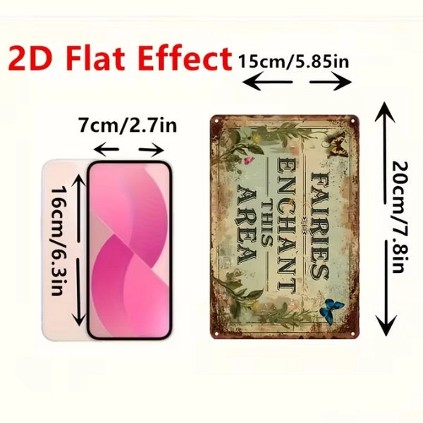 Fairies Enchant this Area Decor (rectangle)