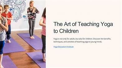 The Fine Art of Teaching Yoga to Children - Used