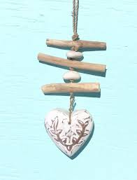 Heart Wooden Mobile