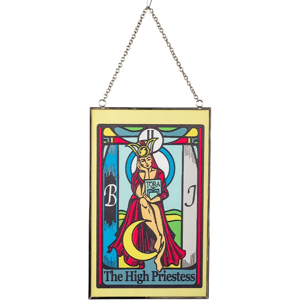 Stained Glass The High Priestess Suncatcher