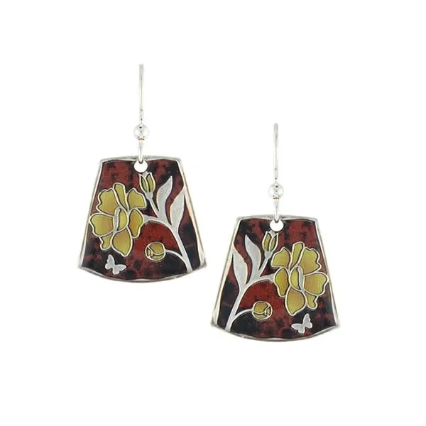 Earth Dreams Earrings Peony Perfection