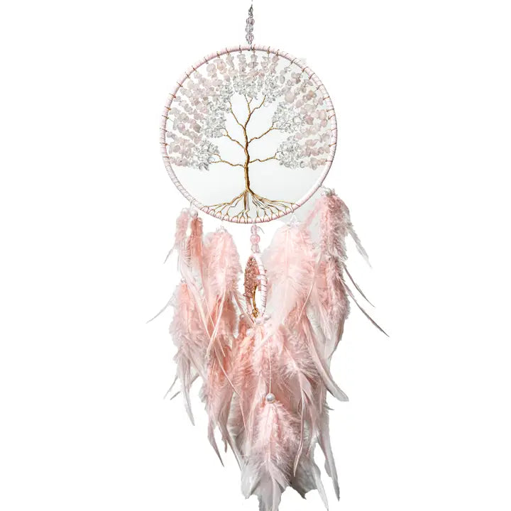 Tree of Life Pink Dreamcatcher