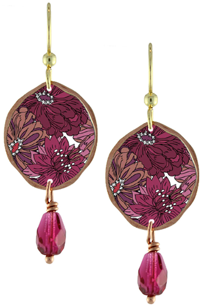 Earth Dreams Earrings Purple Passion