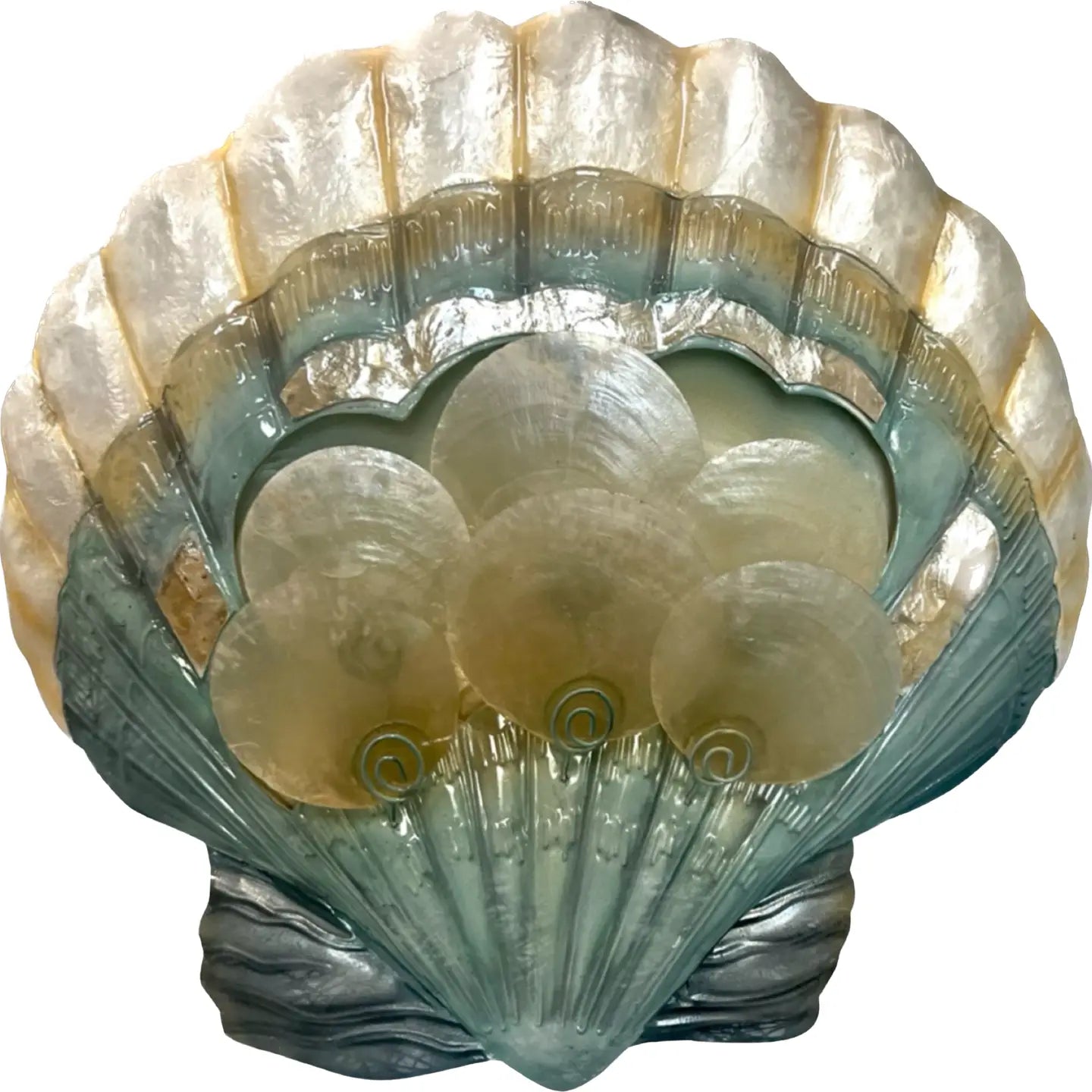 Metal Scallop Shell