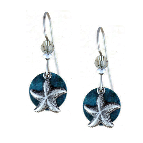 Earth Dreams Earrings Blue Starfish