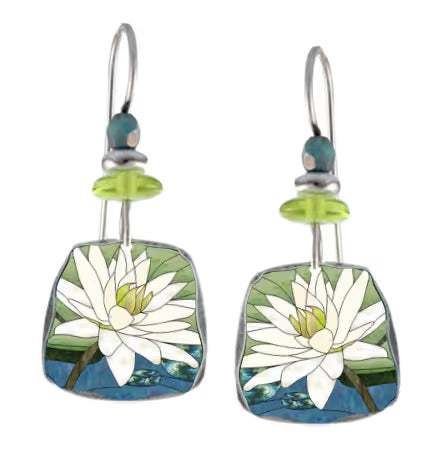 Earth Dreams Earrings White Lotus
