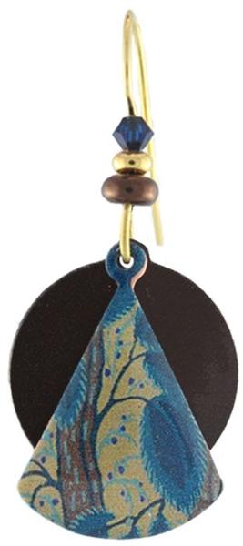 Earth Dreams Earrings Wooded Forest Triangle
