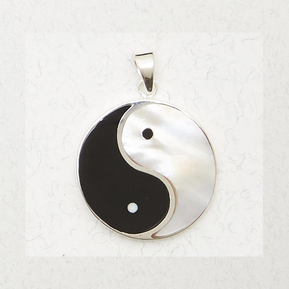Yin Yang with 24 inch thin chain