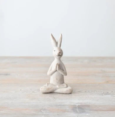 Yoga Bunny Figurine